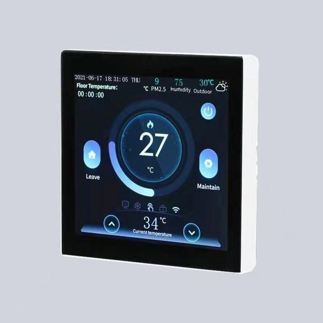 Tuya WiFi Color Screen Heating Thermostat Universal for Electric Heating/water Floor Heating/gas Wall-mounted Boiler Control