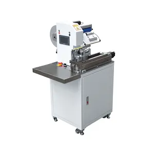 Tube Wire Labeling Machine Automatic Label Stripping Machine Cable Flag Folded Electronic Wire Labeling Machine