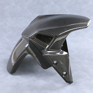 Guardabarros Delantero de Fibra de Carbono Real Lavitin 3k, Tejido Twill, para <span class=keywords><strong>Kawasaki</strong></span> <span class=keywords><strong>Z900</strong></span> 2017-2026, Accesorios, Guardabarros Brillante - Product Image 3