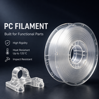 Filamen Polikarbonat PC Tahan Api 1.75mm Kekakuan Tinggi Kelas Teknik untuk Printer 3D FDM/FFF