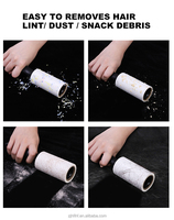 Vente chaude Personnalisé Poignée Brosse Lint Roller Classique Lint Roller Avec Poignée Pet hair Lint Sticky Roller