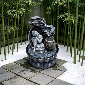<span class=keywords><strong>Fontaine</strong></span> d'eau Zen <span class=keywords><strong>Bouddha</strong></span> couché, cascade intérieure/extérieure <span class=keywords><strong>pour</strong></span> salle de méditation, jardin et décoration intérieure - Product Image 4