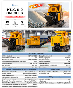 HIGHTOP HTJC510 Backen brecher Tragbare Stein zerkleinerung maschine Baumaschinen Guter Zerkleinerung effekt - Product Image 5