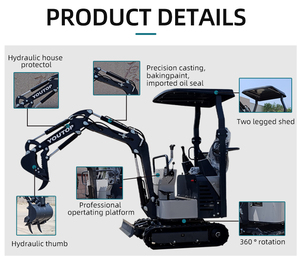 รถขุดขนาดเล็ก 1.7 ตัน ขายดี รถขุดใหม่ ราคาถูก - Product Image 6