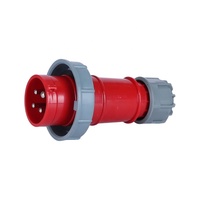 Prise industrielle étanche IP67 ZNG-0143, 4 broches, 380V, 16A, IEC60309