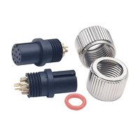 Connecteur circulaire M12 étanche IP67 à 2, 3, 4, 5, 6 broches pour éclairage LED extérieur