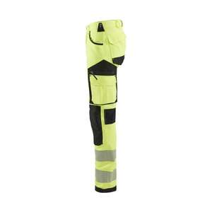 BLAKLADER - 119716423399D112 Pantalones de alta visibilidad Estiramiento en 4 direcciones sin bolsillos para uñas Amarillo/Negro-EAN 7330509840641 ROPA DE TRABAJO DE LA HI-VIS - Product Image 5