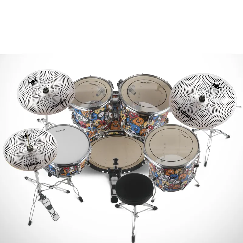 Fabriek Direct Goede Kwaliteit Te Koop Drumstel Junior Volwassen Drums 5-pc