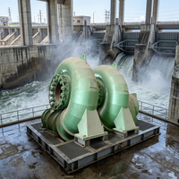 Turbin Air Pelton Hidroelektrik Tanpa Sikat, Generator Energi Alternatif Bebas Eksitasi