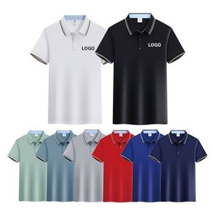 เสื้อกอล์ฟขายส่ง ปักโลโก้ได้ ผ้าฝ้าย 55% ลองสแตป คัลเลอร์ล้วน ระบายอากาศได้ดี แห้งเร็ว น้ำหนัก 200 กรัม แขนสั้น สำหรับทุกเพศ - Product Image 3