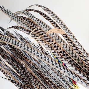 Plumas Artificiales de Faisán Reeves de 80cm, 100cm, 120cm, 150cm, Accesorio para Carnaval, Disfraces, Tocados y Decoración - Product Image 1