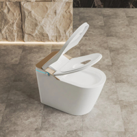 2025 Ultra mince intelligent intelligent toilette autonettoyant UV buse télécommande bol allongé nouvelle couleur commode toilette électrique