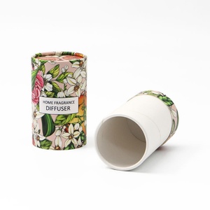 Eco-friendly Customized Design Cardboard Tube Packaging Cylinder <b>Container</b> for Cosmetic Use Embossing Recyclable Biodegradable - Product Image 5