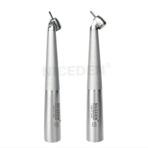 Mini Turbina Dental de Aire con Botón de Presión y Rodamiento de Cerámica con Luz LED de Fibra Óptica Acoplamiento Rápido Quirúrgico de 45 Grados - Product Image 1