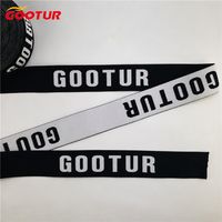 Bande élastique jacquard personnalisée avec logo tissé, ceinture respirante de 35 mm, 40 mm, 45 mm, idéale pour vêtements, sous-vêtements et shorts