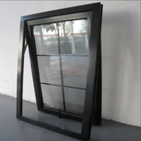 Ventana Moderna de Acero Inoxidable y Aleación de Aluminio, Inclinable y Giratoria, Antirrobo, Insonorizada y Resistente al Viento, de Buena Calidad, para Puerta de Villa