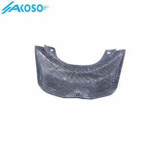 AKOSO carenado de fibra de carbono completamente seco, cubierta de asiento trasero de motocicleta, cubierta protectora de luz trasera para Yamaha <span class=keywords><strong>MT10</strong></span> FZ10 <span class=keywords><strong>2022</strong></span> 2023 2024 - Product Image 5