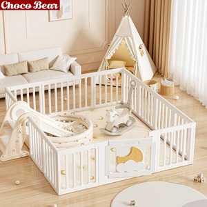 Choco Bear Kolay Kurulumlu Oyun Parkı Ücretsiz Montaj Modern Bebek Oyun Parkı HDPE Malzemeli Bebek Oyun Parkı - Product Image 1