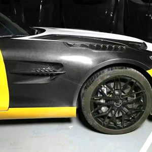 Kit de carrosserie d'ailes avant en Fiber de carbone véritable de Style PRO pour mercedes-benz <span class=keywords><strong>AMG</strong></span> GT GTC <span class=keywords><strong>GTS</strong></span> 2015-2019 pièces d'auto de garniture d'évent latéral - Product Image 6