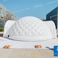 Tente de fête gonflable légère de mariage Aero Chapiteau à dôme gonflable personnalisé Publicité Igloo House gonflable