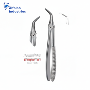 Fórceps de extracción Dental para adultos de acero inoxidable de calidad superior Patrón americano 46L Extracción de raíz Manual Agarre ergonómico - Product Image 1
