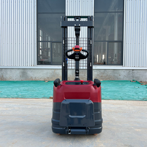 New 1500kg 2000kg Loading Semi Electric <strong>Stacker</strong> <strong>Manual</strong> Hand <strong>Stacker</strong> Reach <strong>Stacker</strong> For Warehouse Use - Product Image 2