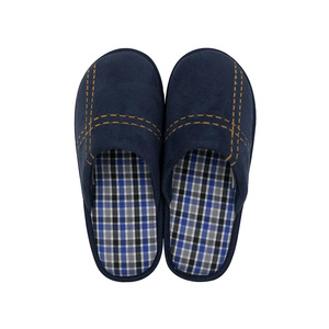 Wholesale Custom Fashion Trend Stripe Embroidery on Upper With Memory Foam <strong>Men</strong> Soft Cozy Warm <strong>Thermal</strong> Indoor Home <strong>Slippers</strong> - Product Image 5