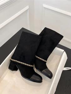 Chaussures pour femmes Chaussures de mode pour femmes Livraison gratuite Bottes à motifs audacieux pour le confort Bottes longues doublées de peluche douce - Product Image 2