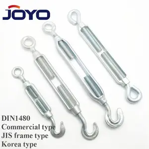 Turnbuckle,high quality rigging hot dip galvanized US type with eye and hook forged turnbuckle,CE,ISO9001:2015 ISO9001...