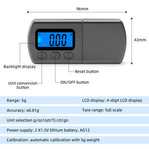 디지털 턴테이블 스타일러스 포스 스케일 LP 비닐 플레이어 레코드 전자 스케일 디지털 턴테이블 비닐 레코드 바늘 압력계 - Product Image 3