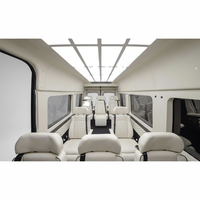 Siège VIP de luxe pour conducteur et passager Mercedes Sprinter 2018 avec petite chaise pliante, revêtement en cuir épais pour Sprinter