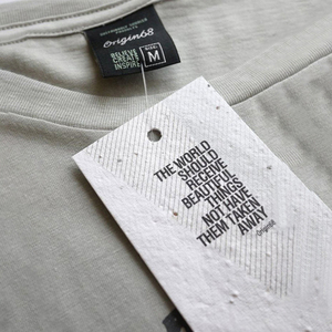 Nhà Máy Bán buôn phân hủy sinh học quần áo hạt giống giấy treo <span class=keywords><strong>tag</strong></span> tùy chỉnh thân thiện với môi hạt giống giấy nhãn - Product Image 4