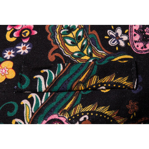 <span class=keywords><strong>Giacca</strong></span> da <span class=keywords><strong>Uomo</strong></span> in Cotone e <span class=keywords><strong>Lino</strong></span> alla Moda, Casual con Stampa Floreale Piccola - Product Image 4