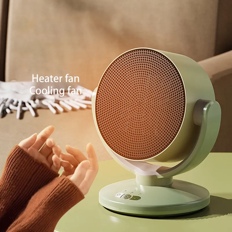 Younimei Indoor 90 degree Head Shaking 1800W Heater Smart 180 degree Adjust Hot cold Fan Portable Electric PTC ceramics Heater