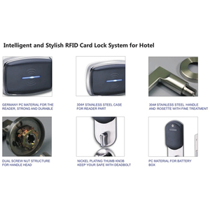 Elock es3097 thông minh khách sạn Key IC Thẻ Ổ khóa cửa ZigBee thời trang hiện đại thông minh Điện khách sạn chia khóa OEM khách sạn khóa - Product Image 5