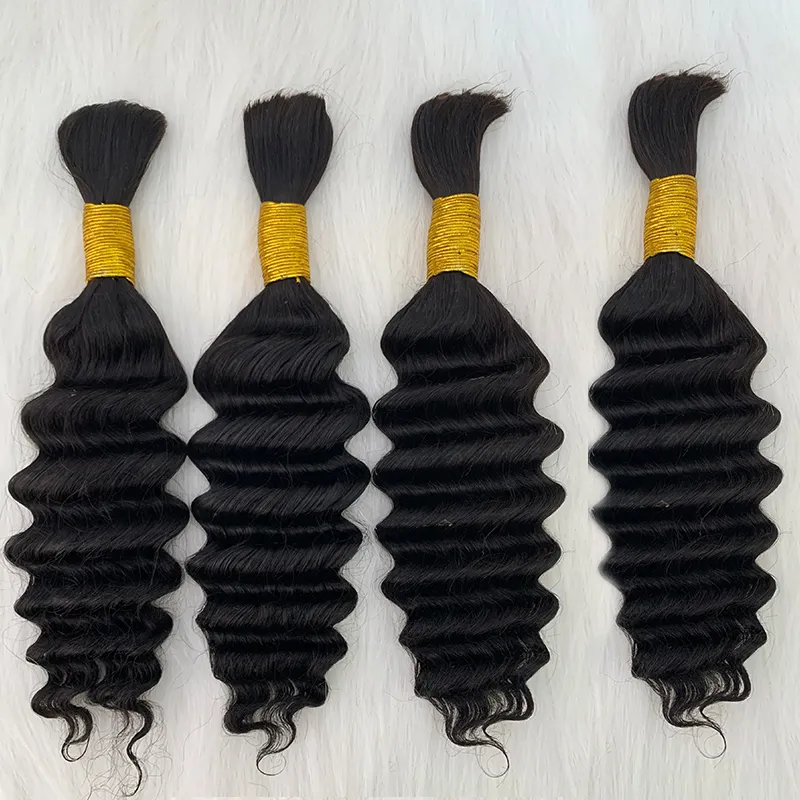 Недорогие необработанные вьетнамские натуральные волосы, оптовый поставщик, необработанные волнистые необработанные пучки из натуральных волос с глубокими волнами