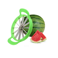 Rvs Watermeloen Slicer Cutter Mes Corer Fruit Groente Gereedschap Keuken Gadgets