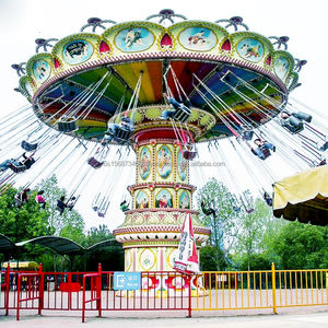 Chaise volante portable d'extérieur pour parc d'attractions avec construction en fibre de verre et acier pour usage commercial - Product Image 5