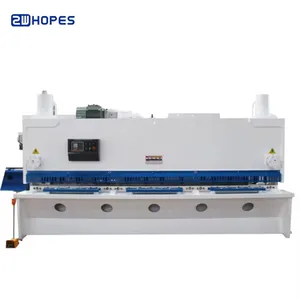 ZWHOPES 8X3200 Motor Hydraulic Guillotine Sheet Metal Shearing Machine With ESTUN E21s and Plate