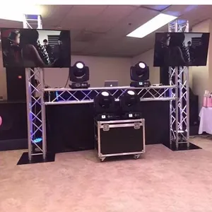 TourGo Aluminum Plasma TV Truss Stand / Club DJ Lighting Truss Totem