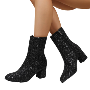 Women's Ankle <b>Boots</b> High Heel Pointed Toe Rubber Sole for Autumn/Winter/Summer - Product Image 2