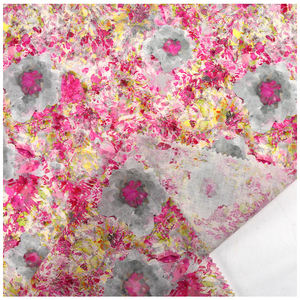 Superweicher Bedruckter Bio-Baumwollstoff mit Individuellen Blumenmustern für Damenkleidung - Product Image 4