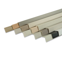 Bordure d'angle en WPC imperméable pour revêtement mural extérieur et terrasse