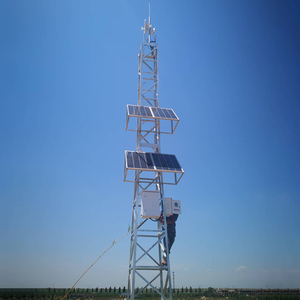 Op maat gemaakte vierpootige stalen constructie draadloze telecommunicatie wifi-toren 15M-200M verzinkt ISO9001 gecertificeerd - Product Image 4