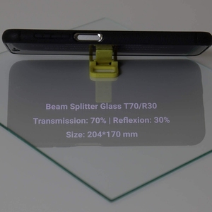Verre de téléprompteur à vente chaude, verre HUD, verre séparateur de faisceau 50:50 60:40 70:30 - Product Image 2