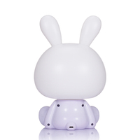 Veilleuse LED pour enfants à commande par capteur rechargeable, lapin 3D, protection des yeux, décoration de chambre, lampe de table de dessin animé