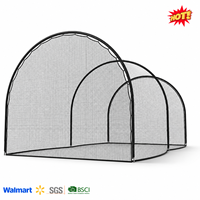 Cage de frappe pliable robuste 20x13x9FT pour entraînement de baseball et softball en extérieur