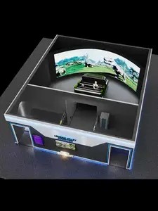Commercial 5D 7D 9D VR Flying Track Cinema Amusement Park Motion Platform Orbit Cinema Equipment