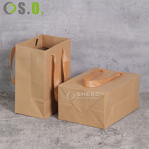Bolsa de Papel de Regalo Personalizada de Fábrica, Bolsa de Papel de Lujo para Compras con su Propio Logotipo - Product Image 4