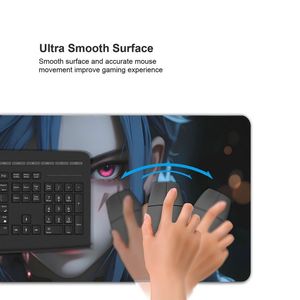Phụ Kiện Máy Tính Tùy Chỉnh Phim Hoạt Hình Lớn Chuột <span class=keywords><strong>Pad</strong></span> Bàn Phím Chuột Chơi Game <span class=keywords><strong>Pad</strong></span> XXL Chơi Mat Màu Đen Tùy Chỉnh Miếng Đệm Chuột Cho Văn Phòng Nhà - Product Image 5